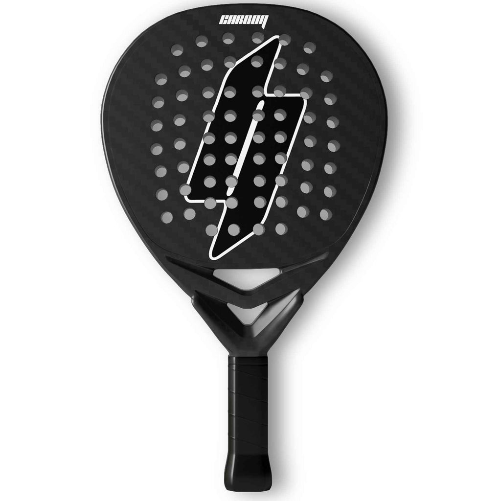 Bolt Carbon 1.0 matte black carbon fiber padel racket full black stealth 360g USA