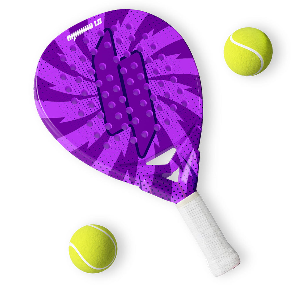 Bolt Dynomo 1.0 padel racket white cushion grip ergonomic non-slip overgrip