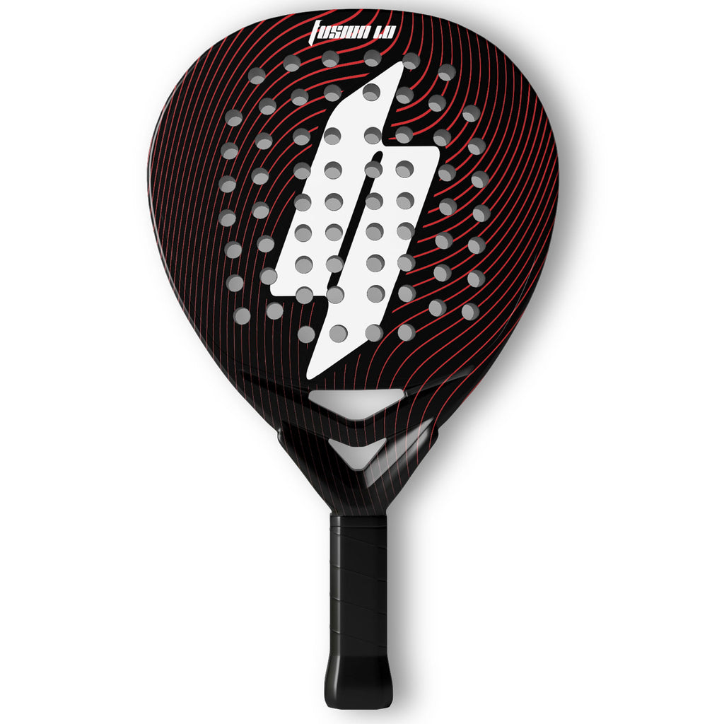 Bolt Fusion 1.0 black red carbon fiber padel racket all-court EVA foam 360g USA